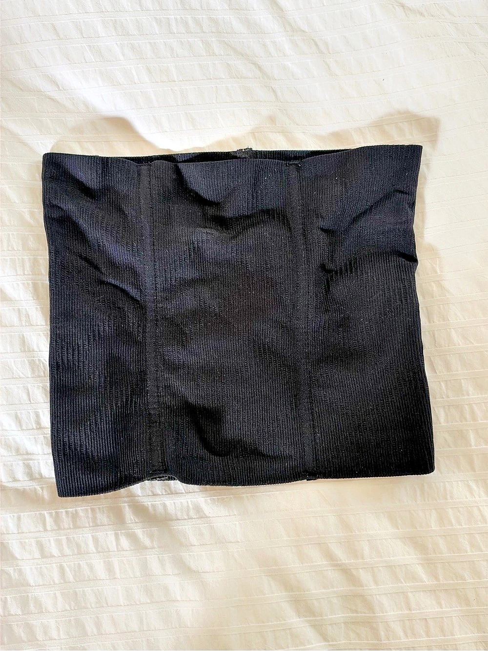 Bump suit support belly band black size small